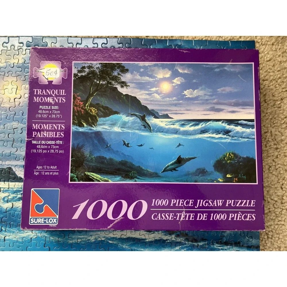 Tranquil Moments 1000 Piece Jigsaw Puzzle Sure-Lox 19.125
